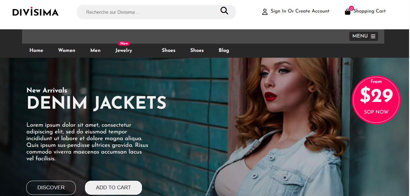 Divisima Ecommerce (Démo)
