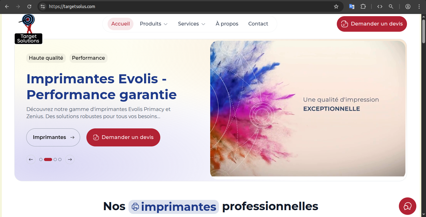Target Solutions - Solutions d'impression professionnelles